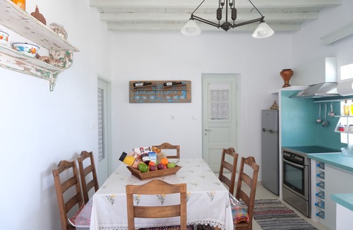 Naxos House | Holiday Home 'Nymph Stone House with Hot Tub' with Sea View, Wi-Fi and Air Conditioning