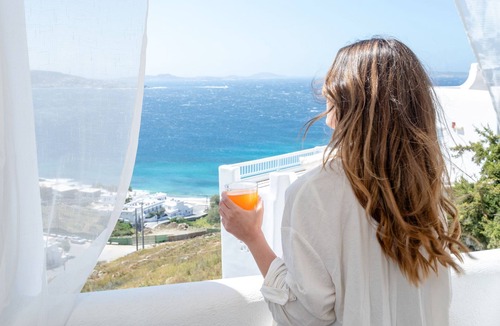 Agios Stefanos House | Honeymoon Suite with Sea View