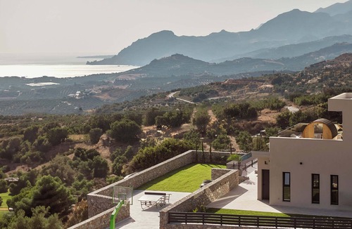 Agios Vasileios Villa | Hue Luxury Villa, with Pool, Gym, Sauna & SeaViews