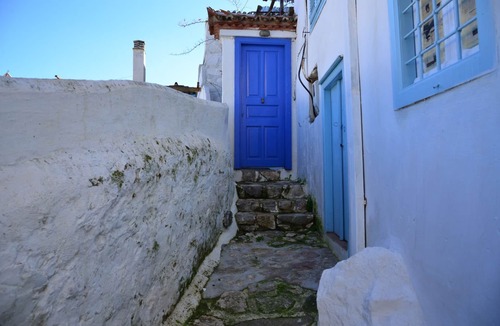 idhra House | Hydra town Panoramic sea view