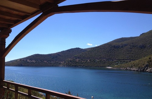Arkadiko Chorio House | Into The Blue Apartment 2 - A 2-floor apartment with Sea Views right on a pebble