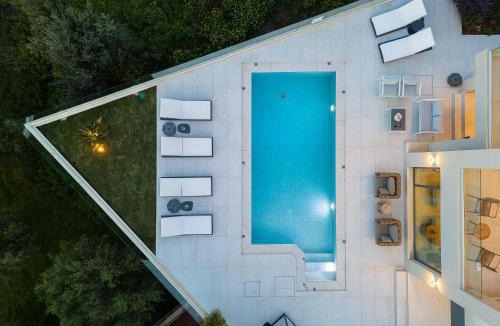 Kalyves Villa | Kalyves Royal Villa - "Free"heated pool,gym&seaview