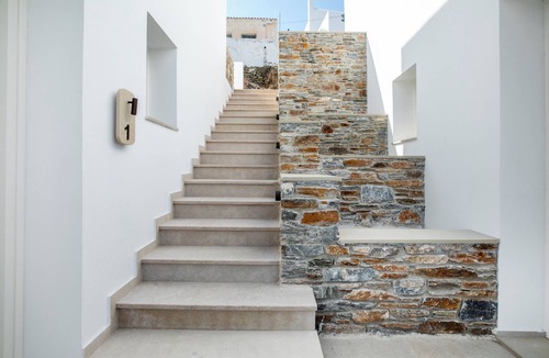 Loutra Apartment | Kythnos Blue - Suite 1 Sea View, Walk to the beach