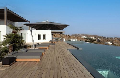 Platis Gialos Villa | Luxurious 10-bedroom villa with WiFi, fitness room in marvelous Mykonos