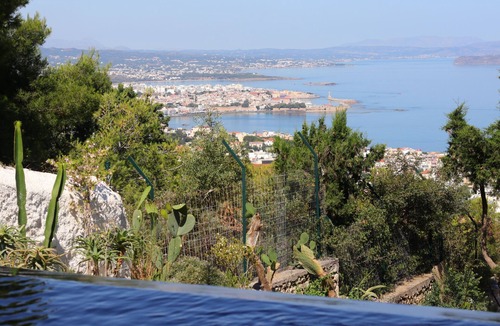 Halepa Apartment | Luxurious hillside apartment overlooking the Sea and Chania with private pool.