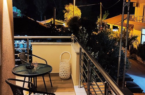 Ammoudia Apartment | Luxurious two bedroom family apartment with kitchen and balcony