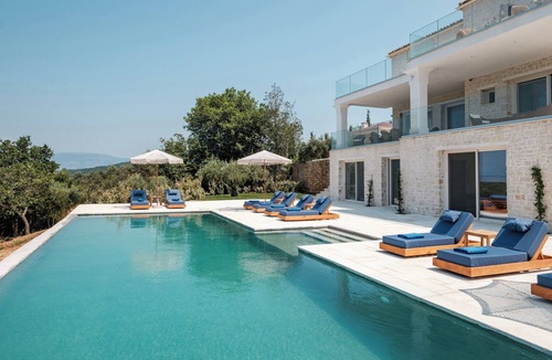 Petaleia Villa | Luxury 6 bedroom Villa with pool, Northeast Corfu, sleeps 12