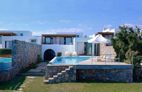 Agios Nikolaos Villa | Luxury Crete Villa Sea View Villa Private Pool Ocean Front 3 Bdr Nikolaos