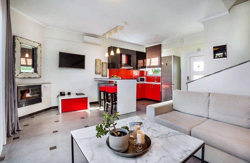 Pallini Villa | Luxury hillside escape with breathtaking Toroneos Bay views