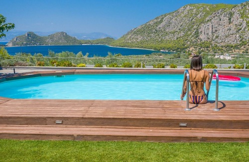 Limni Vouliagmenis Villa | Luxury Lake & Mountain View Villa - Private Pool