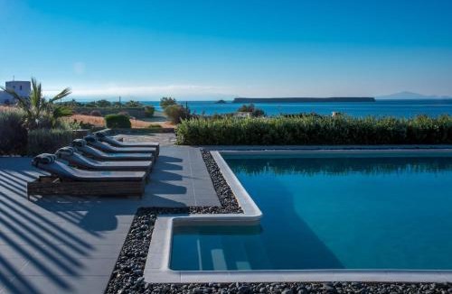 Chrissi Akti Villa | Luxury Paros Villas De Luxe Villa 4 Bedrooms Astounding Sea View & Access To Pool Tserdakia
