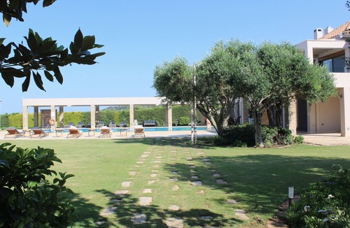 Kastrosikia Villa | Luxury Villa on Sandy Beach, Beautiful Garden, Private Pool and Games Room