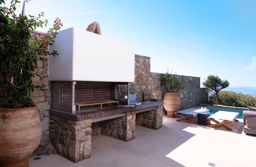 Mykonos Villa | Luxury Villa Thyts MR3, Private Pool with Jacuzzi, Infinity Views to Aegean Sea