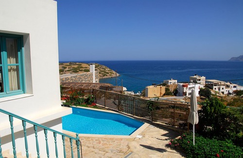 Mochlos Villa | Luxury Villa with Mountain and Sea View