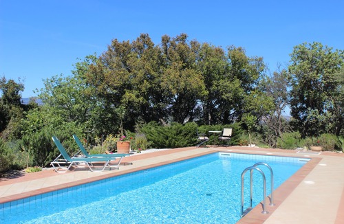Vamos Villa | LUXURY VILLA WITH PRIVATE POOL-Mountain and Sea View with Olive Grove and Garden