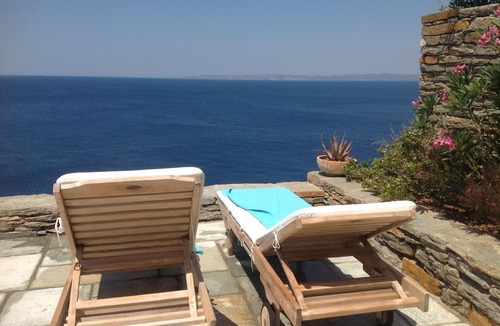 Kea Villa | Luxury Waterfront Villa with Private Pool, few steps away from a secluded beach