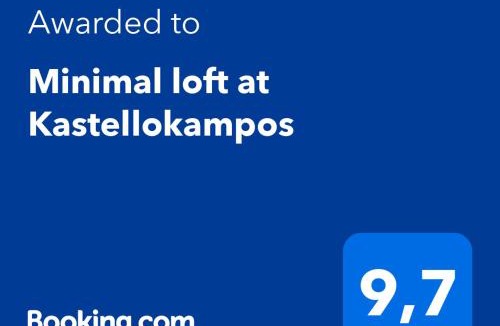 Kastellocampos Apartment | Minimal loft at Kastellokampos