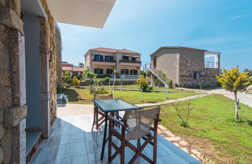 Arillas Apartment | 'Mirage Arillas Studio Type B11' with Sea View, Shared Pool & Wi-Fi