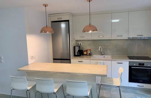 Nea Fokaia Condo | Modern family-sized condo near the beach
