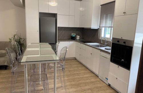 Saronikos House | Modern maisonette with about 2 km from Beach bar restorant at Galazia Akti beach