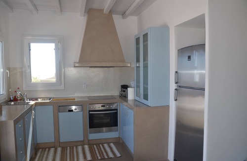 Tinos Villa | Modern new villa with Aegean and Mykonos View