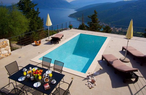 Aetos Villa | Modern villa, stunning views from every floor,
