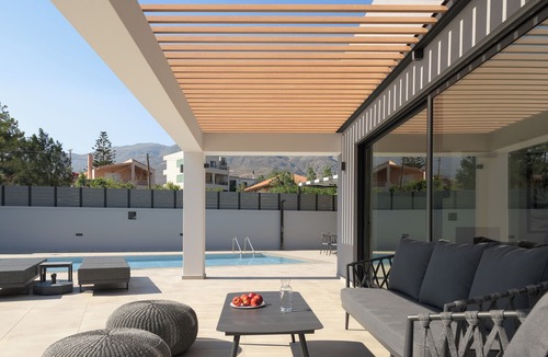 Lefkogeia Villa | Monti Luxury Villa, with Heated Pool & Hot Tub