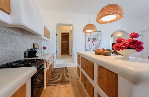 Faros Armenistis Villa | My Rental Homes - Villa Joy with sea view, pool equipped with sunbeds and patio