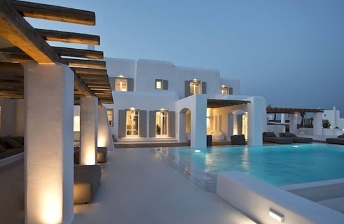 Tourlos Villa | Mykonos large Greek villa rental, private pool