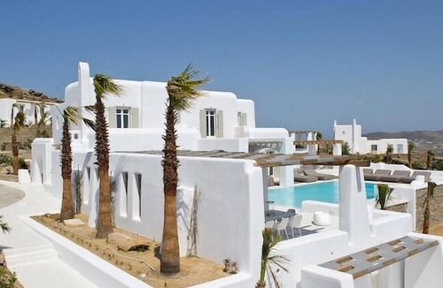 Tourlos Villa | Mykonos large Greek villa rental, private pool