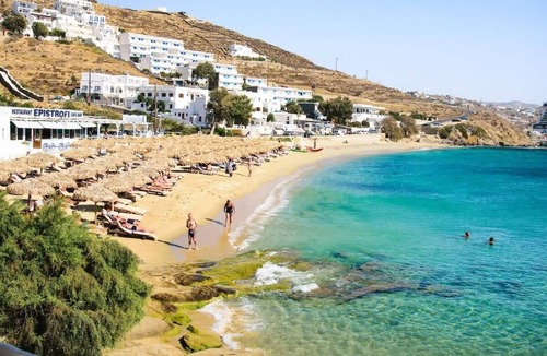 Tourlos Apartment | Mykonos Rose Nest - Sea View Escape