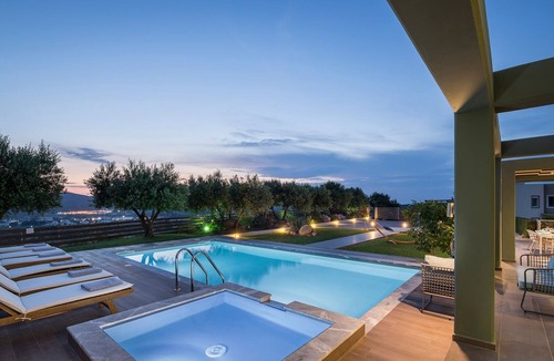 Potistiria Villa | Mythic Olive - Luminous Private Villa, Heated Pool