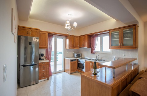 Filaki Villa | Nereid Villa, with Heated Pool & Heated SpaWhirlpool, BBQ, Impeccable SeaViews