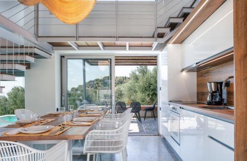 Mariou Villa | New Modern Villa Domus Rodia with private pool & BBQ, 4km from nearest beach