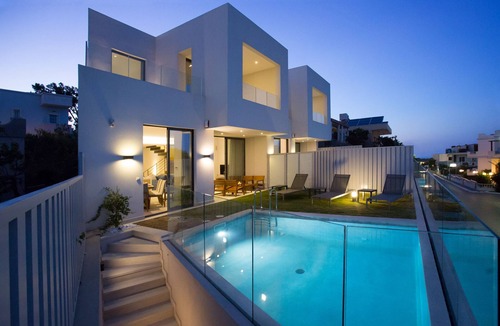 Kato Galatas Villa | New VILLA KATIA, 150 m from Sandy Beach