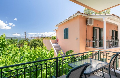 Nikiana Apartment | Odysseia Apartment 4 - 2 Min Walk to Beach, 3 Adults, Terrace, Wi-Fi & AC