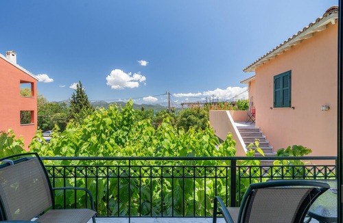 Nikiana Apartment | Odysseia Apartment 4 - 2 Min Walk to Beach, 3 Adults, Terrace, Wi-Fi & AC