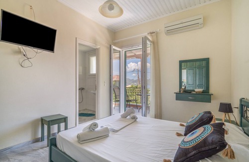 Nikiana Apartment | Odysseia Room 1 - 2 Min Walk to Beach, 2 Adults, Terrace, Wi-Fi & AC