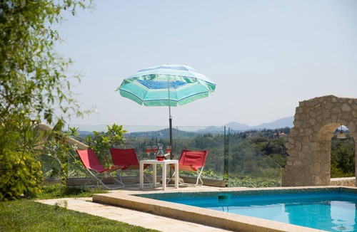 Spartylas Villa | Old Olive Presse villa breathtaking panoramic view