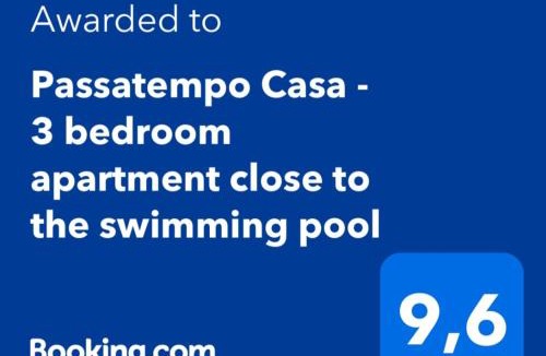 Gerani Apartment | Passatempo Casa - 3 bedroom apartment close to the swimming pool