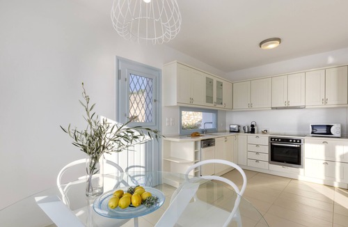 Nea Cryssi Akti Villa | Private pool, Breathtaking Panoramic View to the Sea & Sunset