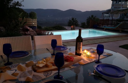 Alonia Villa | Private pool villa with amazing garden and island views