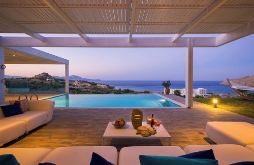 Vlicha Villa | Private, Sea View Villa overlooking Vlicha Bay, just 5 mins to Lindos,