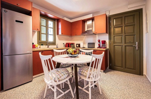 Lagoudi Zia Villa | Rosa Rossa With Private Pool Jacuzzi Sea view Villa Rosa