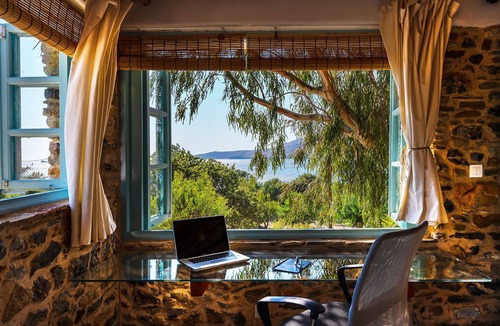 Gourna Villa | Seafront Villa with 5000 sqm Garden & Pool on the Greek Island of Leros