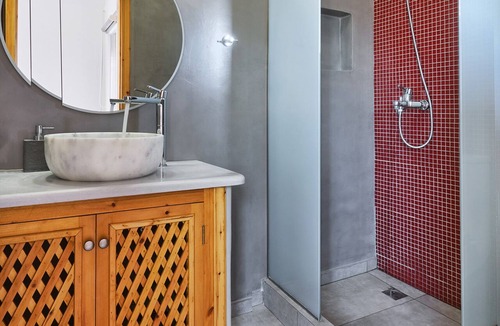 Skala Eresou Apartment | Seaside Studio with Parking Steps from the Beach