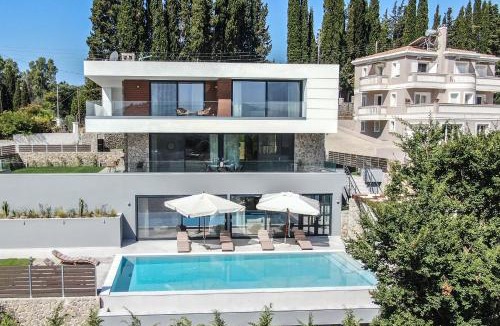 Corfu Town Villa | Seren Luxury Villa precious new build gem close to everywhere in Corfu