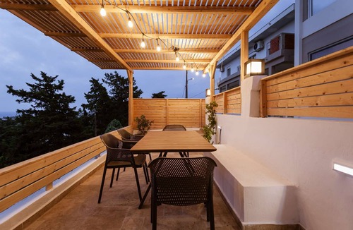 Koskinou Apartment | Sevasti Seaview Suite is a luxury, cozy and modern apartment in Koskinou of Rhodes.