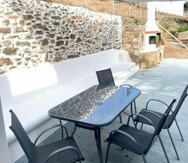Kithnos Apartment | Simousi Studio 1 sea view on the beach