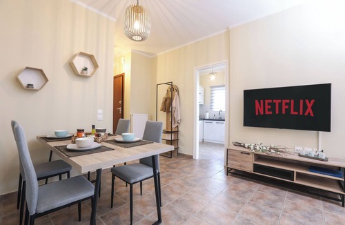 Corfu Town Apartment | Smart Home Corfu Two-Bedroom Apartment with Terrace and Sea View